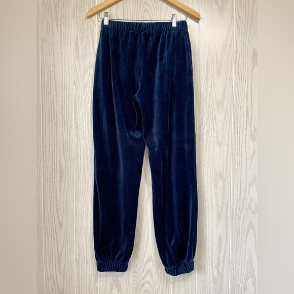 PAC SUN John Galt - Velvet Rosa Sweatpants Dark Blue Size S EUC - Picture 5 of 5